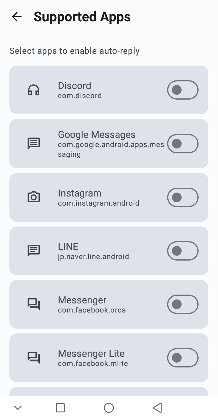 Supported Apps